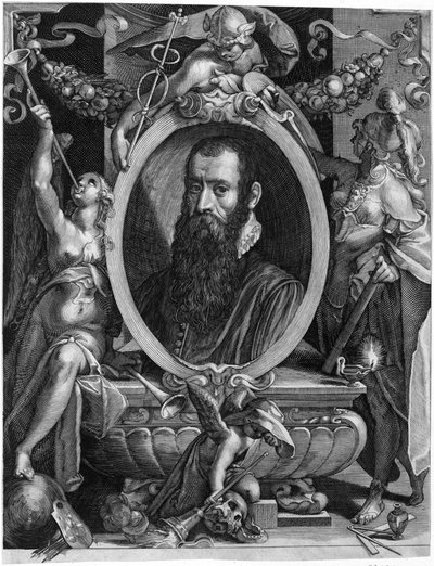 Depicted Person: Pieter Bruegel (I) by Aegidius Sadeler or Saedeler